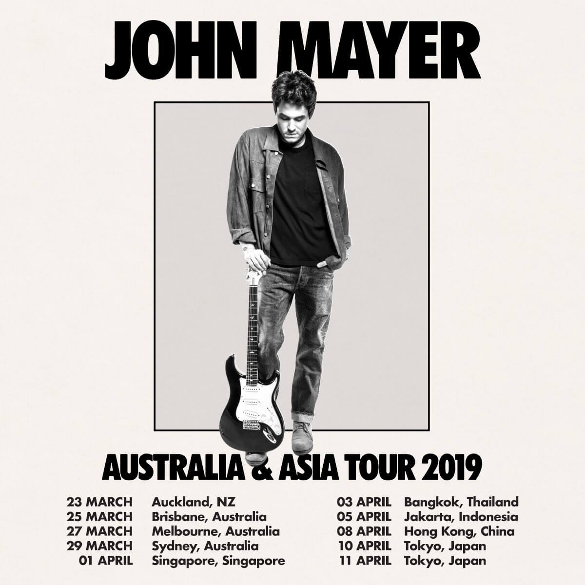 John Mayer (ジョンメイヤー 来日2019年