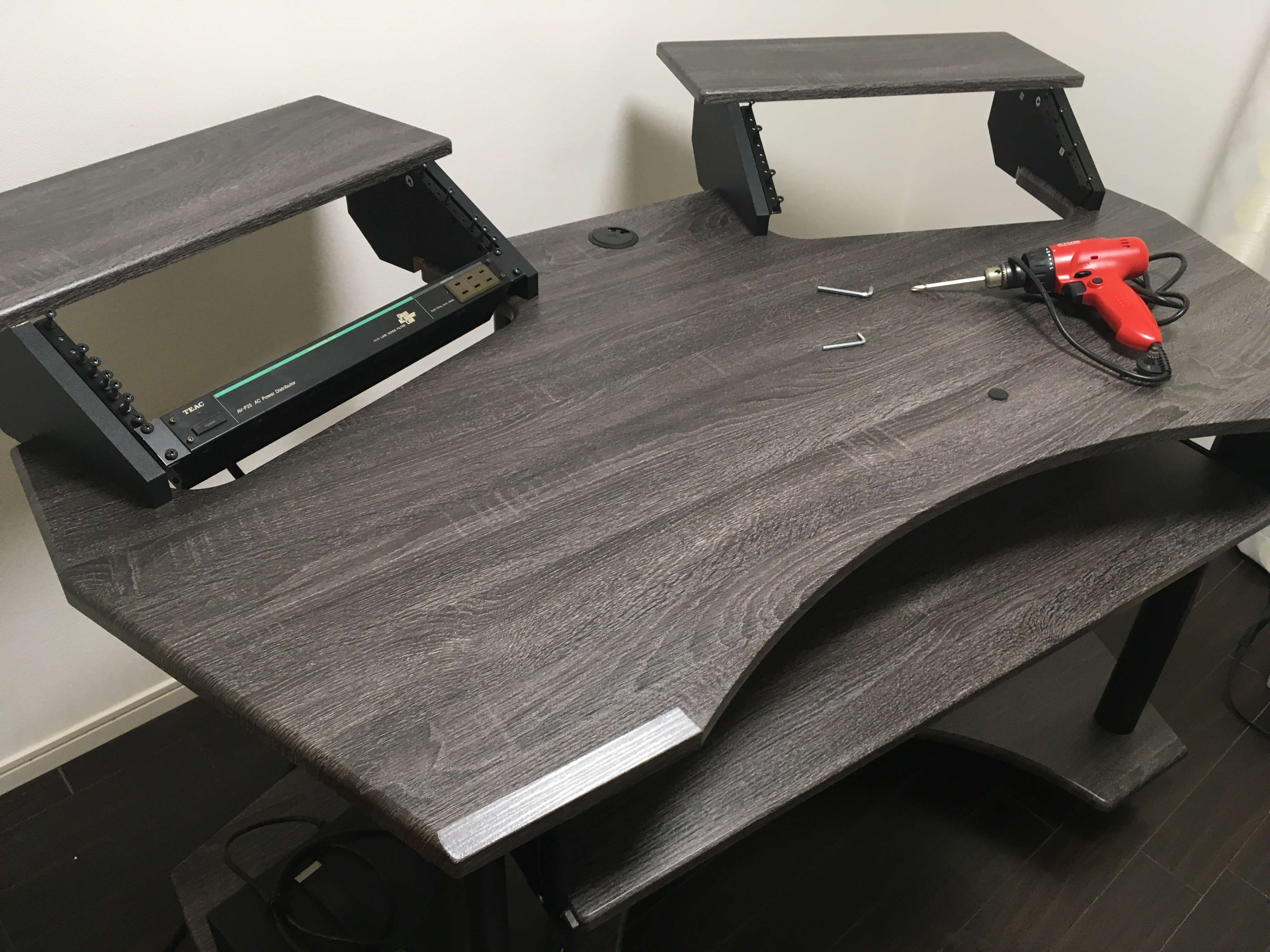 DTM用デスク【Pro Style KWD-200 Home Recording Table】を一人で 