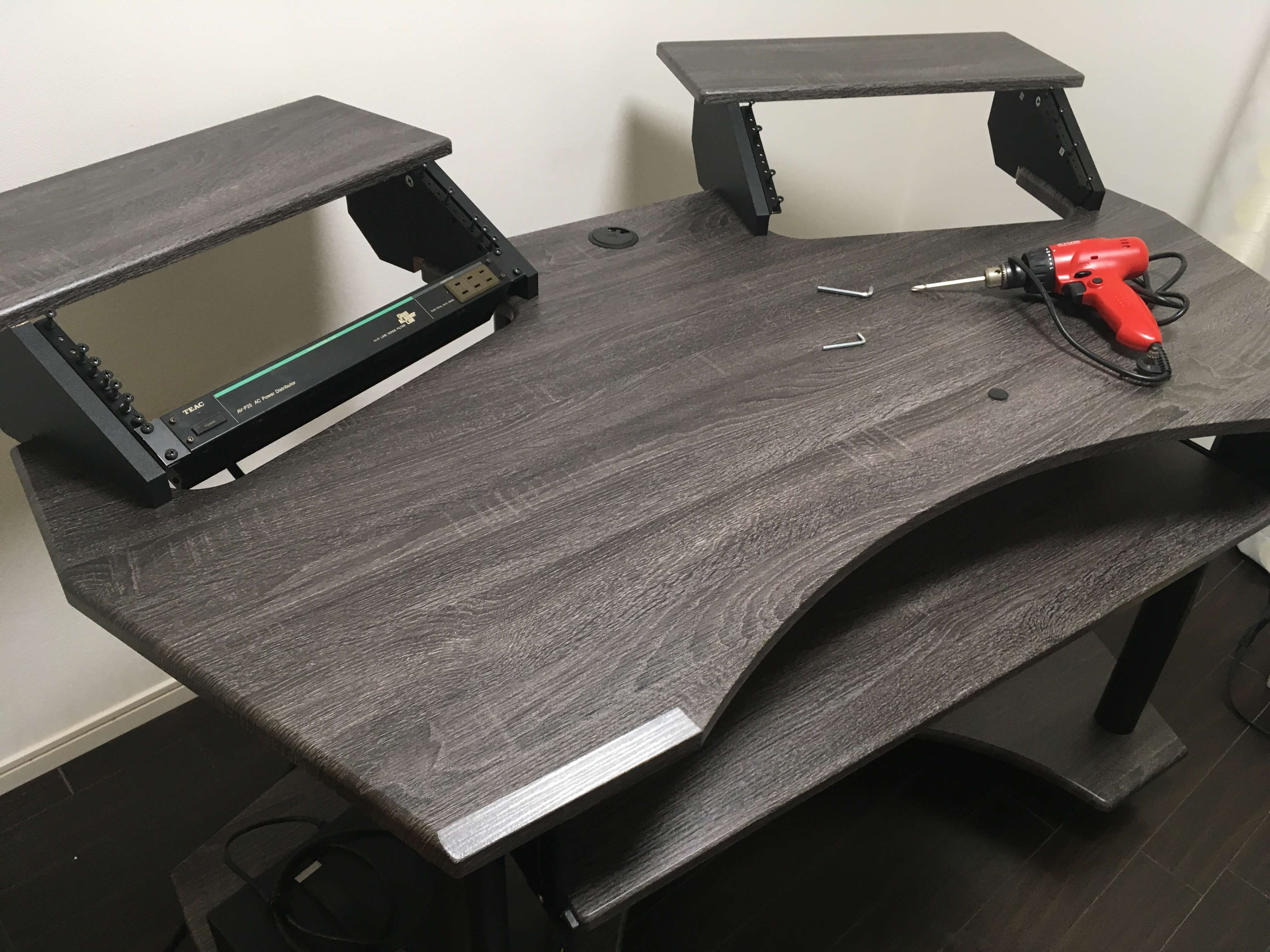 DTM用デスク【Pro Style KWD-200 Home Recording Table】を一人で